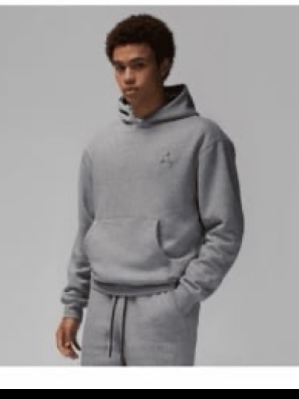 Men's Jordan Gray Pullover Hoodie